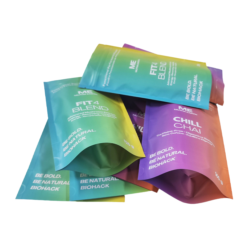 Borsa con cerniera stampata a colori